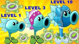 Snow Pea Pvz2 Level 1-3-10 Max Level in Plants vs. Zombies 2: Gameplay 2017