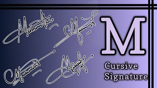 M signature style | M signature style of my name | How to signature your name