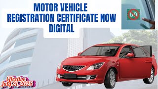 Jamaica Goes Fully Digital: New Vehicle Registration & Fitness Certificate Law as at July 21, 2025