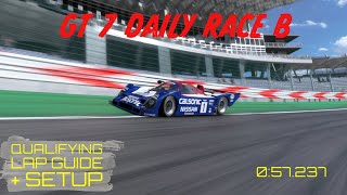 GT7 Daily Race B Time Trial - High Speed Ring - Gr.1 Nissan R92CP - 0:50.324