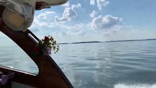 Heading south on the Chesapeake towards Fairlee Creek in the Vicem Windsor Craft, approx 12 knots.