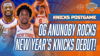OG Anunoby Rocks New Year's KNICKS Debut! | New York Knicks vs Minnesota Timberwolves Postgame