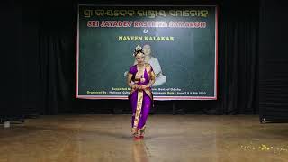 Rithvika's Kuchepudi performance at Bhubaneswar