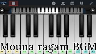 Mouna ragam BGM Piano tutorial | Ilayaraja