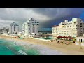 4K FLYING OVER CANCUN, MEXICO - Wonderful Natural Landscape With Calming Music For New Fresh Day 4K