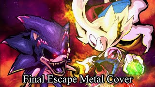 FNF Vs Sonic.Exe - Final Escape Metal cover by @Anjer but the vocals are the original