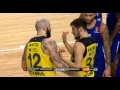 Accidental punch by Pero Antic to Nikola Kalinic