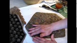 Finishing and Ageing Penny Rugs