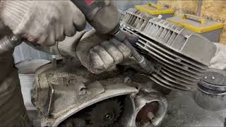 Разборка мотора иж юпитер5 Disassembling the engine of the IZH Jupiter-5 motorcycle