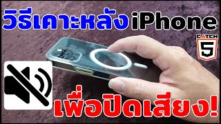 วิธีเคาะหลัง iPhone เพื่อปิดเสียง (2023)  #catch5 #ios #iphone