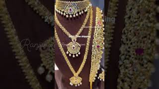 bridalset at just 2950/- bridelsetsunderbudget #budgetfriendlyjewellery #jewellerybyranjitha