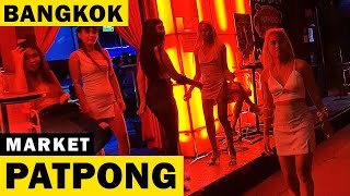 Bangkok Night Walk in Patpong 2 and Silom [ 4K ]