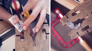 DRAWING & SAWING jewelry design in real time. Jewelry metalsmithing