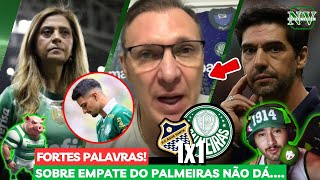 FORTES PALAVRAS!⚠️ VELLOSO SOBRE EMPATE DO VERDÃO! AGUA SANTA 1X1 PALMEIRAS! ACORDA LEILA E ABEL!