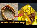 How to Make a Gold Box Ring | Gold Jewellery Making -Nadiajewellery |