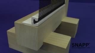 SNAPP® screen Porch Screen - DIY Porch Screening Installation Series - Mounting \