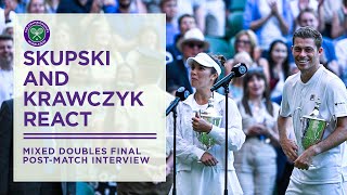 Neal Skupski and Desirae Krawczyk Post-Match Interview | Wimbledon 2022