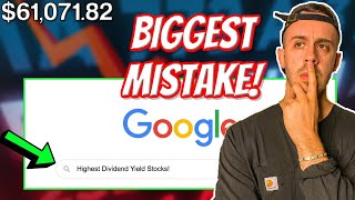 Avoid This Dividend Investing Mistake I MADE! | Robinhood Dividend Investing 2020