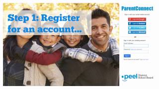 ParentConnect: How to register for an account