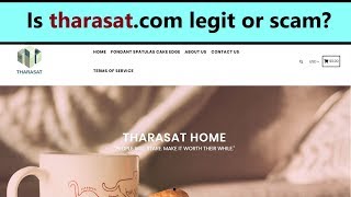 tharasat.com - scam or legit webstore? My review