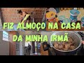 MÃE CORTOU BANANEIRA PRAS GALINHAS /TIVER QUE FAZER ALMOÇO NA MINHA IRMÃ/FIZ COMPRAS