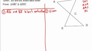 Triangle Proof Example 1