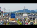 【タイムラプス】山形市の歩道橋より