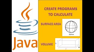 How to Calculate Surface Area of Sphere and Volume of Rectangle? | Java Series by Tuitions Tonight