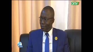 Le président du CNT, Col. Malick DIAW a reçu en audience le chef de la MINUSMA