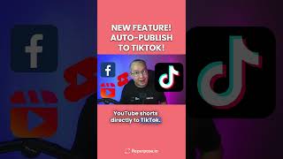 Repurpose.io's latest release lets you directly publish TikToks without any hassle! #ContentCreation