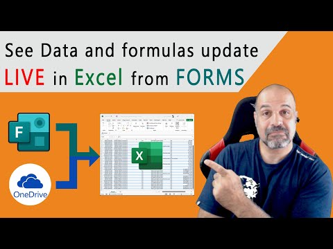 Microsoft Forms HIDDEN feature. Data, Formulas and Charts update LIVE in EXCEL