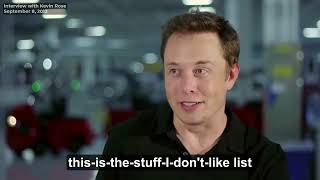 Elon Musk: You really need to coax negative feedback.