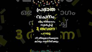 ഇന്നത്തെ നിന്റെ തീരുമാനം നടപ്പിലാകാൻ #prayer #bible #shortsvideo #ytshorts #shorts #youtubeshorts