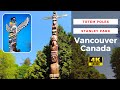 Wonderful! This is Canada’s First Nation Totem Poles | Stanley Park | Vancouver | Canada | 4K