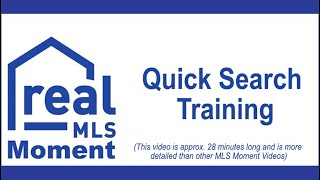 Quick Search in Flexmls