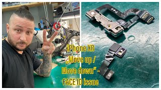 iPhone XR - How to fix the "Move up / Move down" problem - face id not avaiable - Tutorial - Easy