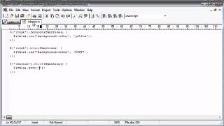 jQuery Tutorial 26 Basic form field selection