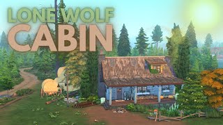 Lone Wolf Cabin 🐺 || Sims 4 Speed Build || No CC