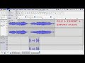 Audacity Tutorial: Exporting the Audio Tracks