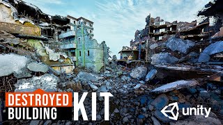 Destroyed Building Kit - Unity Trailer