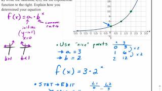 Writing Exponential Functions from a Graph