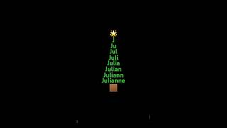 My name + Christmas tree #meme #emoji