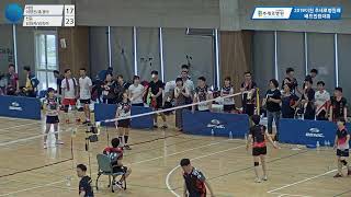 (서희) 이양진/홍경미 vs (신둔) 김화자/김숙이_여복 40 C 예선 4조[2019 추새로병원장배 배드민턴 대회 (삼성관)]