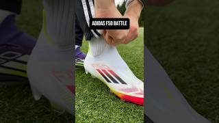 Adidas F50 Football boot battle 🤔 #shorts