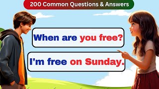 English Speaking And Conversation Practice | Easy Questions and Answers | Daily English Conversation