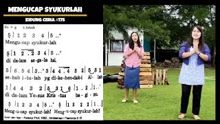 Mengucap Syukurlah  (KC 175 / KJ 444)   |   Lagu Sekolah Minggu