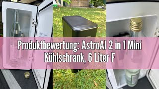 Produktbewertung: AstroAI 2 in 1 Mini Kühlschrank, 6 Liter Fridge / 8 Dosen mit Kühl- und Heizfunkti