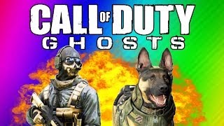COD Ghosts Funny Moments - Ninja Defuse, Funny Killcams, Guard Dog, Chainsaw (Multiplayer Gameplay)