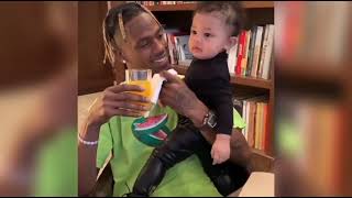 Travis Scott and Stormi being dad/daughter goals for 2 minutes 19 second straight😍 #stormi