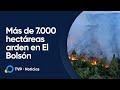 Incendio fuera de control en El Bolsón